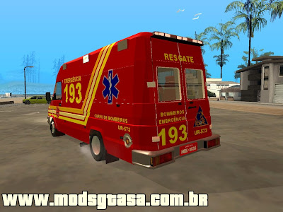 Iveco Daily UR Bombeiros SP para GTA San Andreas